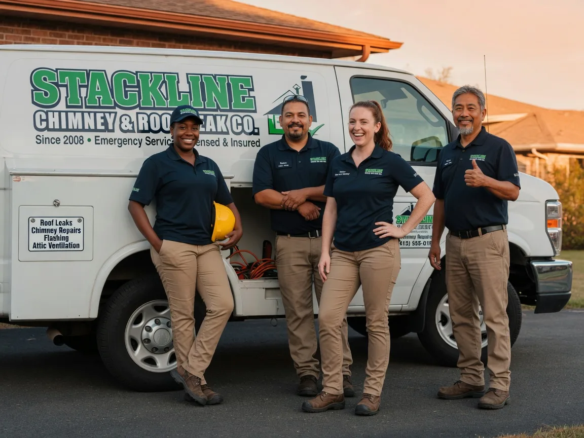 Chimney flashing repair company in Bellevue, OH